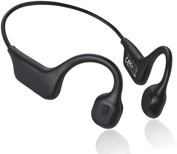 IFECCO Bone Conduction Headphones Bluetooth - Wireless Open Ear Headphones with Mic,IPX5 Waterproof Bluetooth Headphones for Cycling Running Hiking Bicycle