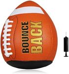 BOUNCEBACK Composite Training Football, Backyard Solo Training Football, Pass Catch Enhancing, Youth Size 7(Ages 5-14)(Pump Included)