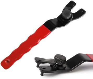 KINMINGZHU Adjustable Pin Wrench for Angle Grinder Machine,Grinder Spanner ​Wrench (Red)