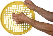 Power Web Hand Exerciser 14" | Power Web Exerciser for Grip Finger and Wrist Grip Exerciser Web Exerciser Hand Exerciser Finger Exerciser (Yellow- Light)