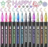 Double Line Outline Pens, DLUCKY 12