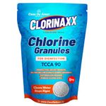 Casa De Amor Clorinaxx Swimming Pool Water Purifier Chlorine TCCA 90 Granules for Disinfection, Cleans Water and Stops Algae (5 kg)