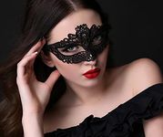 Lady of Luck Women's Lace Masquerade Mask, Costume Mask, Unisex Adult, Ideal for Halloween, Christmas, Carnival, Fashion Show, Wedding, Nightclub, Concert, Unique Gift