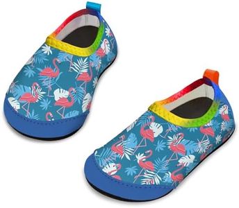 Apolter Baby Boys and Girls Swim Water Shoes Barefoot Aqua Socks Non-Slip for Beach Pool Toddler