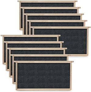 Honey Keeper Beehive 10 Deep Frame Kit with Foundations for Langstroth Beekeeping