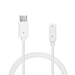 kwmobile Charger Compatible with Samsung Galaxy Fit 3 - Charger USB-C Cable for Charging Smart Watch - White