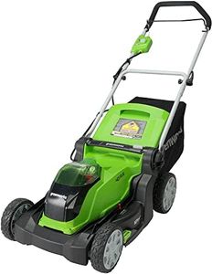 Greenworks 40V 17-Inch Cordless Lawn Mower, Battery Not Included