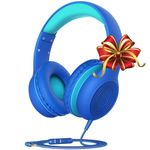 VotYoung Kids Headphones with Microphone for School, Wired Headphones Over Ear with 85/94dB Volume Limit, Girls Boys Headphones for Kids with Sharing Jack, Stereo Headset for iPad/Fire Tablet/Travel