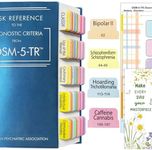 Index Tabs for DSM-5-TR Desk Reference, 85 Printed DSM-V-TR Tabs, 90 Tabs in Total, with Alignment Guide & Disorders Description Sheet for The Diagnostic and Statistical Manual of Mental Disorders