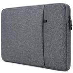 NIDOO 12" 13" Laptop Sleeve Case Compatible with 13" MacBook Pro Air M2 M1 / 12.9" iPad Pro M2 / Surface Pro 9 8/12.4" Surface Laptop Go 2/13.4" XPS 13 Plus,Protective Case Notebook Bag, Dark Gray