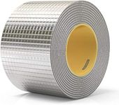 LLPT Aluminum Butyl Tape 4 Inch x 16.5 Feet Hatch Cover Flashing Permanent Waterproof Leak Repair Tape for Boat Pipe RV Awning Roof Window Patch and Sealing (AB436)