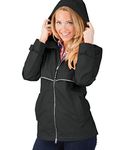 Charles River Apparel Women's New Englander Waterproof Rain Jacket, Black, M UK