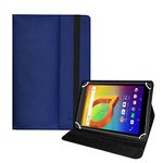 Fastway Flip Case Cover with Stand for Alcatel 3T 10 (10 inch) Wi-Fi+4G Tablet (Blue)