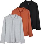 3-Pack: Mens Long Sleeve Button Dow