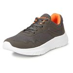 Kraasa TripStar Sports Shoes for Men | Latest Stylish Casual Sneakers for Men | Lace up Lightweight Shoes for Running, Walking, Gym, Trekking, Hiking & Party Running Shoes for Men Grey UK 9