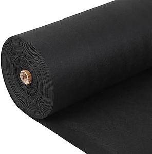 Towallmark Geotextile Landscape, 6ft x 300ft & 6oz Geotextile Fabric, PP Drainage 350N Tensile Strength & 440N Load Capacity, for Driveway & Road Stabilizationr, Erosion Control, French Drains