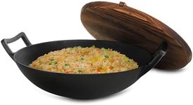 Megachef 14 Inch Pre-Seasoned Cast 