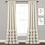 Lush Decor Allison Ruffle Window Cu