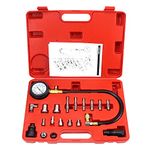 uptodateproducts Diesel Engine Compression Tester Automotive Fuel Pressure Tester Kit, Engine Compression Gauges Tool 1000 PSI Cylinder Compression Gauge for Car and Truck