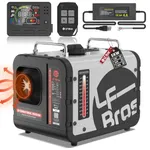 LF Bros 110V/12V/24V 5KW Diesel Heater, All-in-One 5L Air Diesel Parking Space Heater with Stylish Design, Come with Remote Control and LCD Screen, Suitable for Home Shop Garage Camper