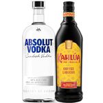 Absolut Vodka Original, 1L and Kahlua Coffee Liqueur, 70cl Espresso Martini Bundle