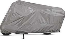 Dowco Guardian 50004-07 Professional Grade WeatherAll Plus Indoor/Outdoor Waterproof Motorcycle Cover: Grey, X-Large