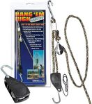 Carolina North Hang 'em High Hand Chain Hoist, Hook Mount, 250 lbs Capacity, Lift, Headroom