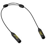 Cablz Zipz Adjustable Eyewear Retainer Black 18"