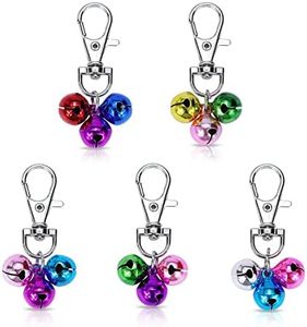 Cat Collar Bells Loud Dog Bell Training Charm Pendants for Pet Puppy Kitty Necklace Collar, 5 PCS, Metal Copper, copper