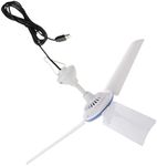 LIFKOME Camping Ceiling Fan Retractable Ceiling Fan Quiet Windy Ceiling Fan Canopy Hanging Fan Kitchen Fan for Camping Tent Hanging Fan Gazebo Tent Plastic White Household Mosquito Net