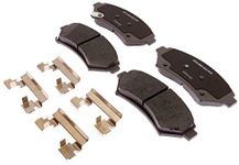 ACDelco Silver 14D699CHF1 Ceramic Front Disc Brake Pad Set with Clips