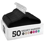Zober Velvet Hangers 50 Pack - Heav
