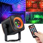 Rechargeable Disco Light Party Light, Stage Light with Remote Control, Sound Activated RGB LED Party Lights for Christmas Halloween Karaoke Pub KTV Bar Birthday Wedding