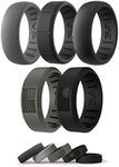 S A Company 5 Pack Silicone Ring Me