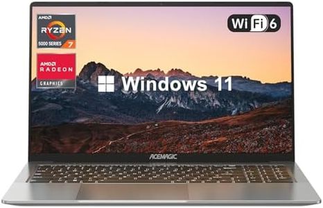 ACEMAGIC Laptop AMD Ryzen 7 6800H 16-in 16GB DDR5 RAM 512GB NVMe SSD WiFi 6 HDMI Type-C*2 USB 3.2