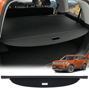 Tecbaba Cargo Cover Compatible with 2024-2026 Hyundai Santa Fe Cargo Shade Retractable Trunk Cover Luggage Privacy Shade for 2025 Santa Fe Accessories