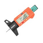 Digital Tyre Tread Depth Gauge UK, GODESON Tyre Depth Gauge UK 0-25.4mm/Inch,Large LCD Display Tyre Thread Measuring Tool for Cars, Trucks,Motorcycles,Bike