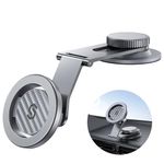 SYNCWIRE Fits MagSafe Car Mount for Universal Dashboard & Tesla Screen, Kevlar Silver Magnetic Phone Holder for Car, Super Stable Magnetic Car Phone Mount for iPhone 15 Pro Max 14 13 12&All Phones