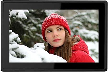 Feelcare 10 Inch 16GB Smart WiFi Digital Picture Frame, Send Photos or Small Videos from Anywhere, Touch Screen, 800x1280 IPS LCD Panel, Wall-Mountable, Portrait and Landscape(Black)