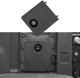 Maxzina Truck Security Lock Cover Compatible with 2022-2025 Ford Maverick Code Lock Design Bin Cover Bed Storage Bin Side Cover with Code Lock for 2023 Maverick Accessories