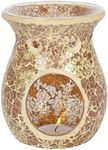 Something Different OB_66330 Oil Burner | Gold Crackle Glass | Large | 1pc. 425g