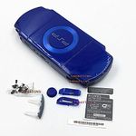 NEW Replacement Sony PSP 2000 2001 2002 2003 2004 Series Console Full Housing Shell Cover With Button Set - Blue