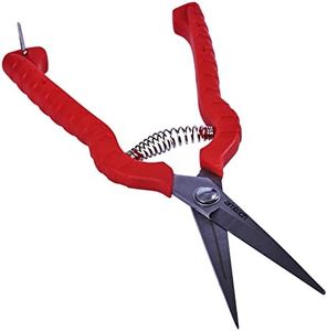 Amtech Precision Secateur Stainless Steel Super Sharp Cut Trim Cutting Trimming Garden Spring Loaded Handles With Locking Clip
