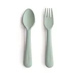 mushie Flatware Fork and Spoon Set 