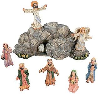 Fun Express Jesus Resurrection Set for Easter (8 Hand Painted Pieces) Home Decor and Christian Figurines