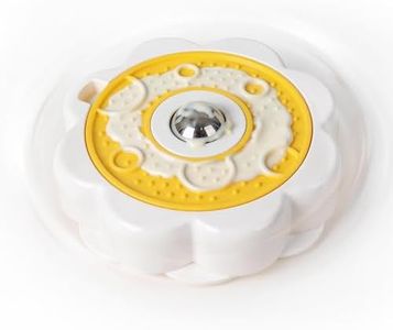 Rotating Dog Lick Mat with Stainless Steel Licking Ball, Slow Feeder Enrichment Toy for Dogs & Cats, Suction Cup Non-Slip Licking Mat for Wet Food, Reduces Boredom & Anxiety