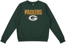 FOCO NFL Green Bay Packers Women's Sequin Bling Sweatshirt - Size Medium