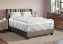 LOOM & NEEDLES 78x60x10 Inches Queen Size Mattress | Hybrid Latex Pocket Spring Mattress | Zero Gravity Partner Disturbance | 5 Zoned Euro Top 7 Layer Medium Firm Memory Gel Foam Eurotop Mattresses