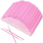 Akstore 600 PCS Disposable Micro Applicators Brush Eyelash Extension Individual Applicators Mascara Brush for Make up and Clean and Compatible and Personal Care (Pink)