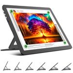 TOHETO Rechargeable A3 Light Board with Stand, Super Bright Magnetic Light Pad with Side Buttons, Wireless Light Box for Tracing and Drawing, Cordless LED Light Table for Diamond Painting, Sketching